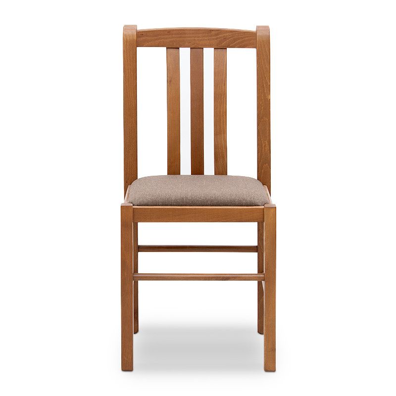 Derry Megapap dining chair made of solid beech wood walnut color 42x42x90cm.