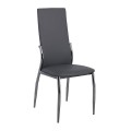 FRESH Chair K/D Chromed Frame/Grey Pvc