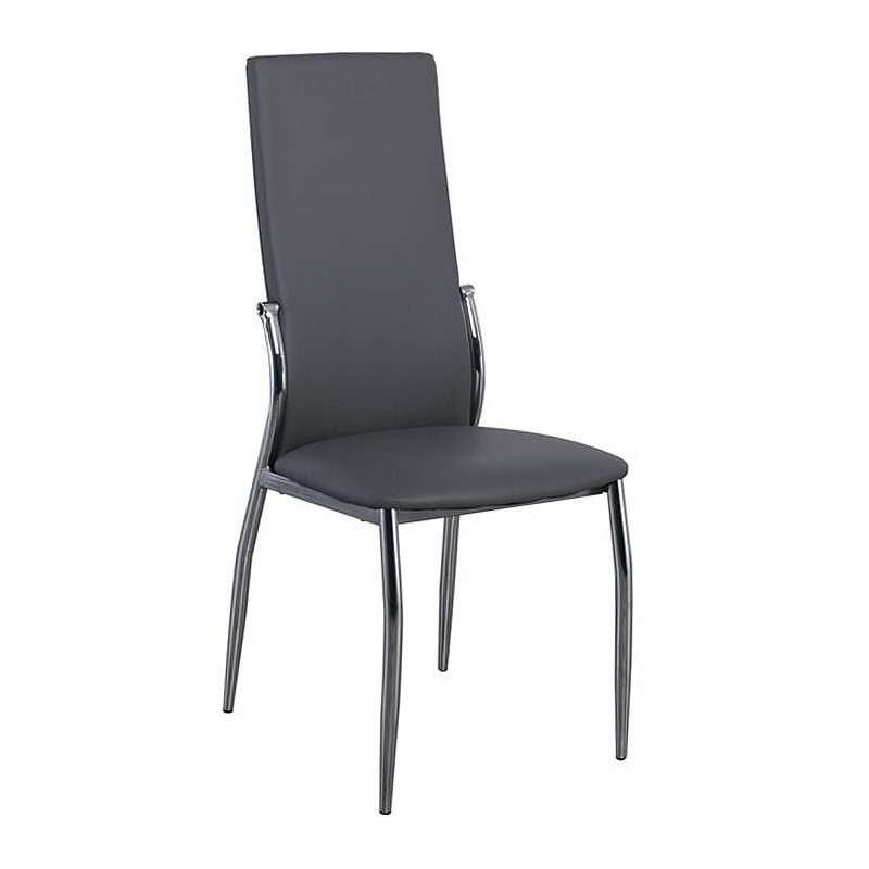 FRESH Chair K/D Chromed Frame/Grey Pvc