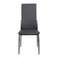 FRESH Chair K/D Chromed Frame/Grey Pvc