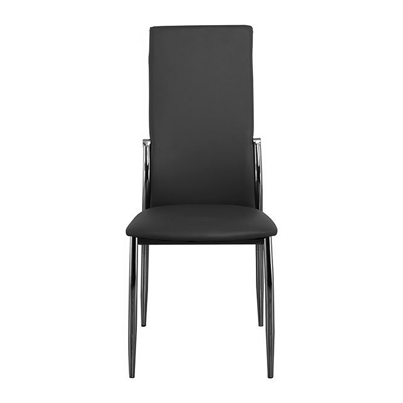 FRESH Chair K/D Chromed Frame/Black Pvc