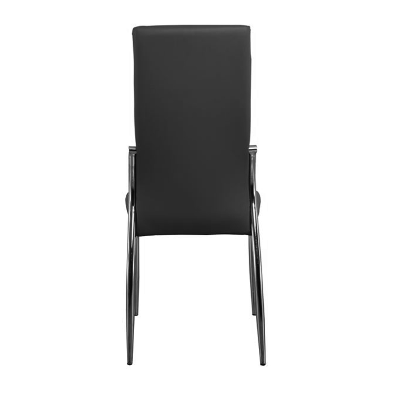 FRESH Chair K/D Chromed Frame/Black Pvc