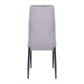 JETTA Chair Grey Velure Fabric (Black paint)