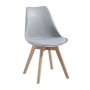MARTIN Chair PP Grey (Metal cross) / assembled cushion