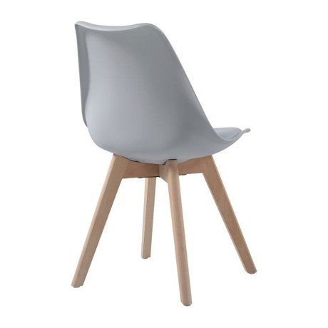 MARTIN Chair PP Grey (Metal cross) / assembled cushion