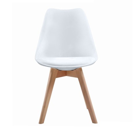 MARTIN Chair PP White (Metal cross) / assembled cushion