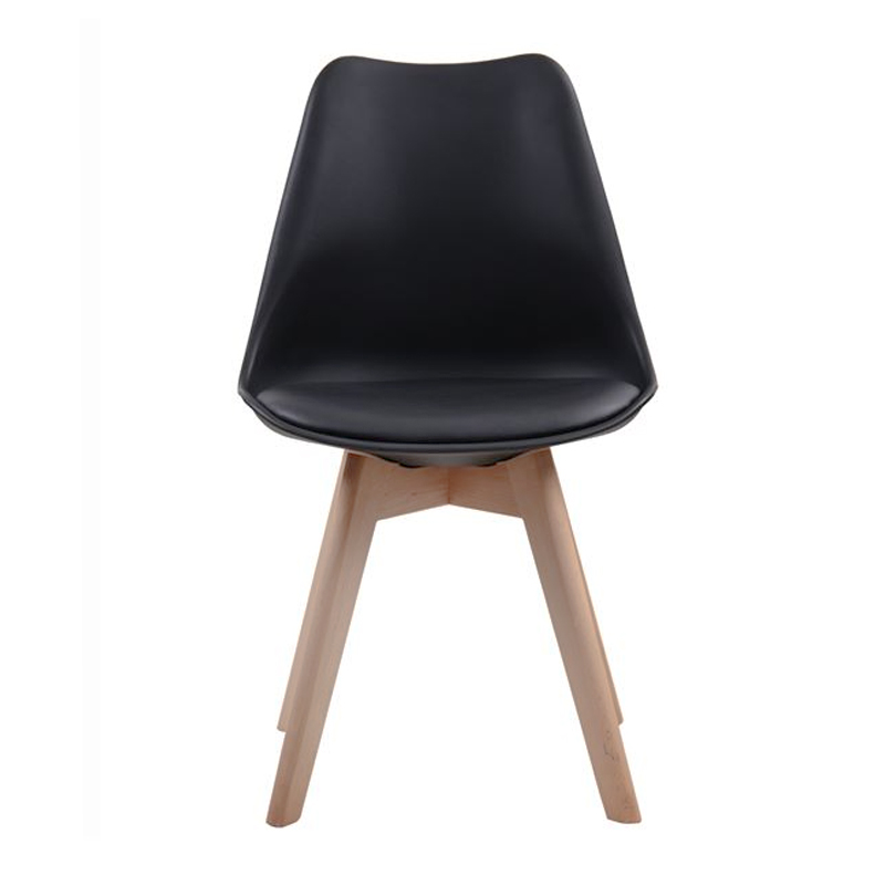 MARTIN Chair PP Black (Metal cross) / assembled cushion