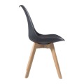 MARTIN Chair PP Black (Metal cross) / assembled cushion