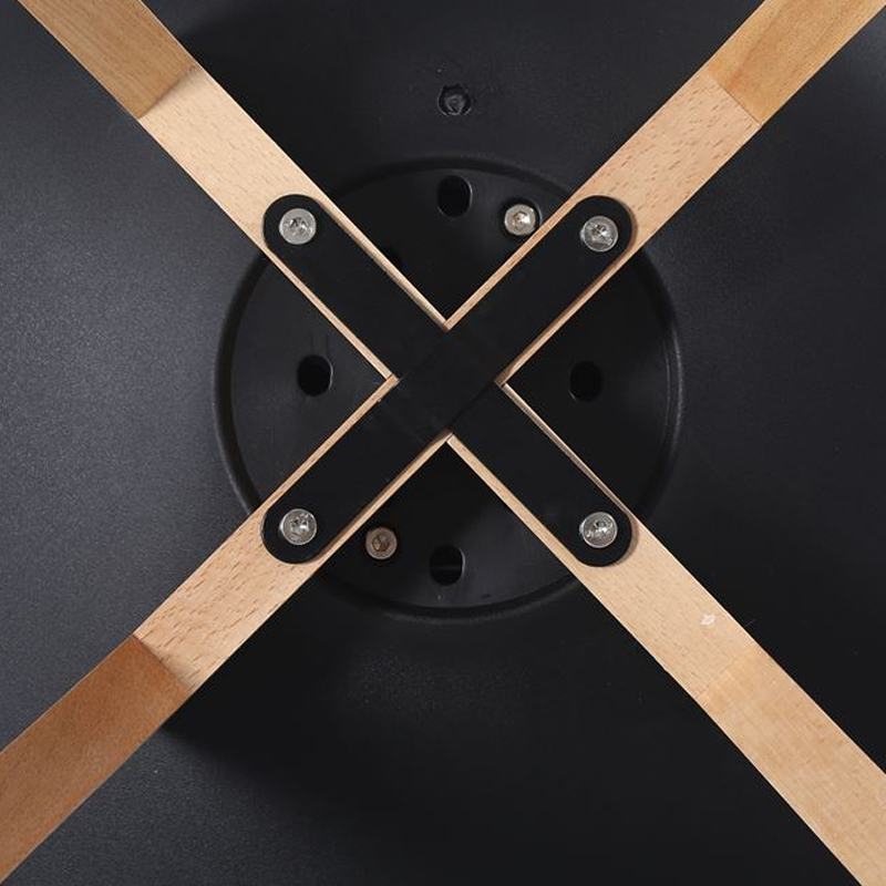 MARTIN Chair PP Black (Metal cross) / assembled cushion