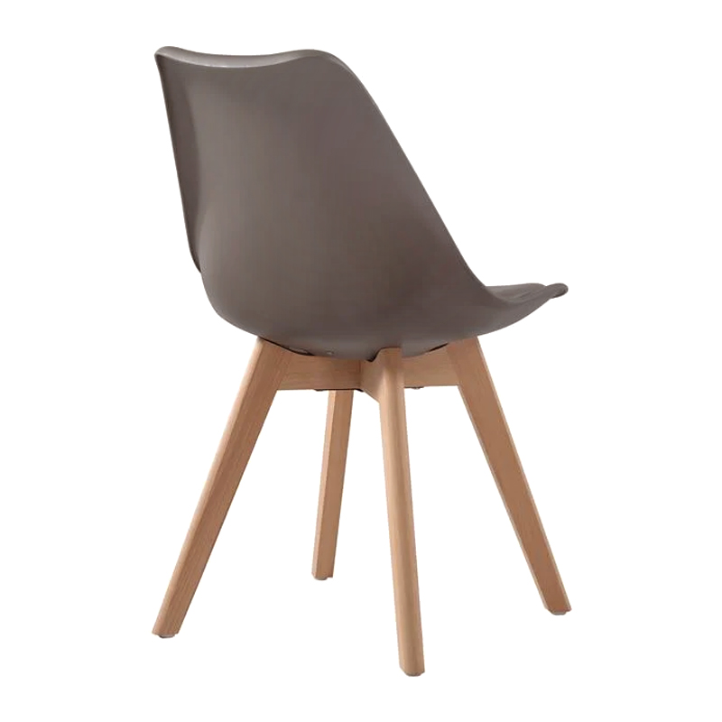 MARTIN Chair PP Sand Beige (Metal cross) / assembled cushion
