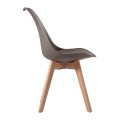 MARTIN Chair PP Sand Beige (Metal cross) / assembled cushion