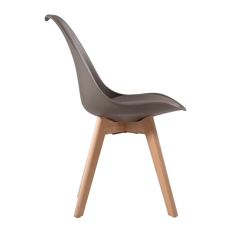 MARTIN Chair PP Sand Beige (Metal cross) / assembled cushion