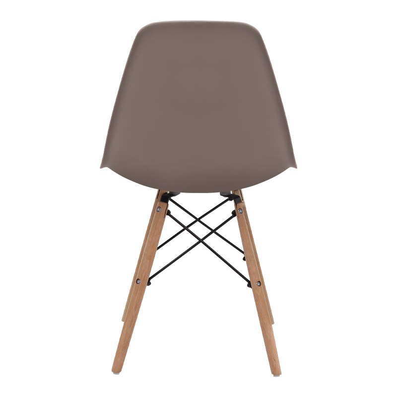 Nova Megapap PP dining chair in cappuccino color 46x51x80cm.