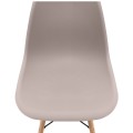 Nova Megapap PP dining chair in cappuccino color 46x51x80cm.