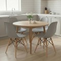 Nova Megapap PP dining chair in grey color 46x51x80cm.