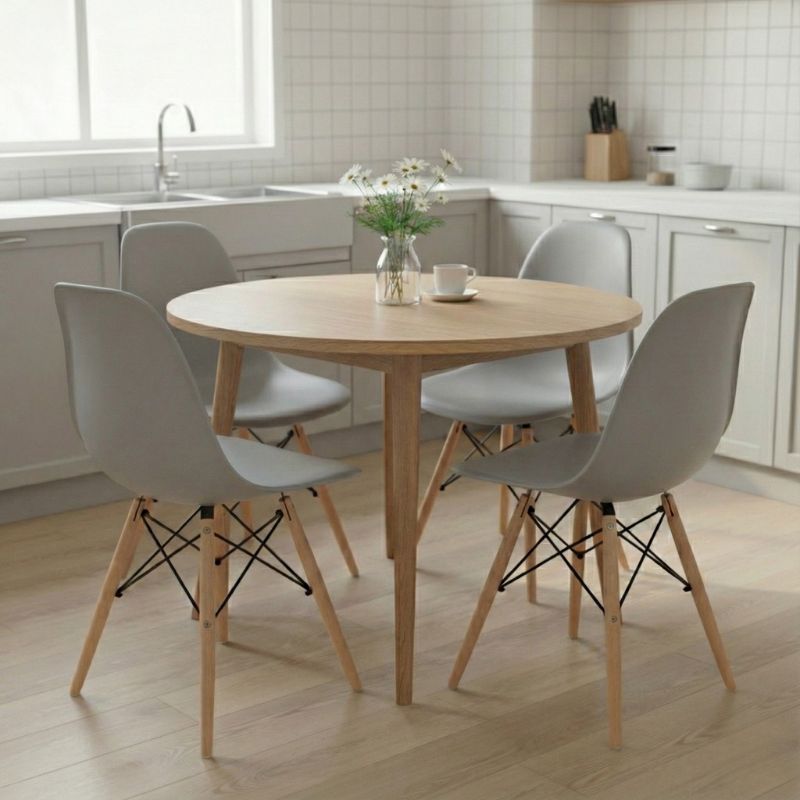 Nova Megapap PP dining chair in grey color 46x51x80cm.