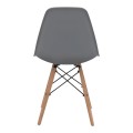 Nova Megapap PP dining chair in grey color 46x51x80cm.