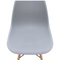 Nova Megapap PP dining chair in grey color 46x51x80cm.