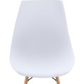 Nova Megapap PP dining chair in white color 46x51x80cm.