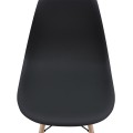 Nova Megapap PP dining chair in black color 46x51x80cm.