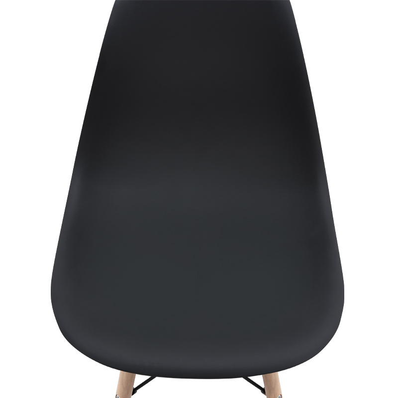 Nova Megapap PP dining chair in black color 46x51x80cm.