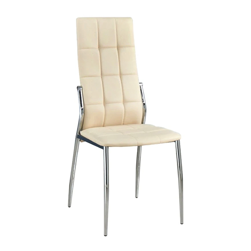 PRIMA Chair K/D Chromed Frame/Dark Cream Pu
