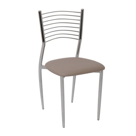 VIVIAN Chair, Pvc Cappuccino