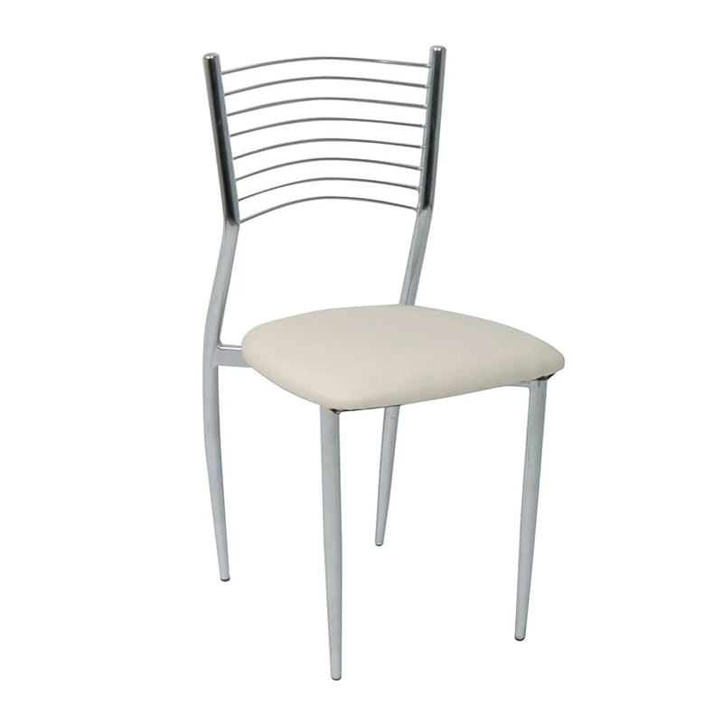 VIVIAN Chair, Pvc Dark Cream
