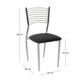 VIVIAN Chair, Pvc Black