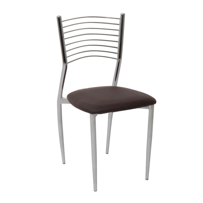 VIVIAN Chair, Pvc Dark Brown