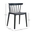 WEST Chair PP-UV Black