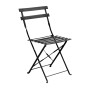 ZAPPEIOU Pantone Folding Chair Metal Black