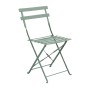 ZAPPEIOU Pantone Folding Chair Metal Sandy Green 5635C