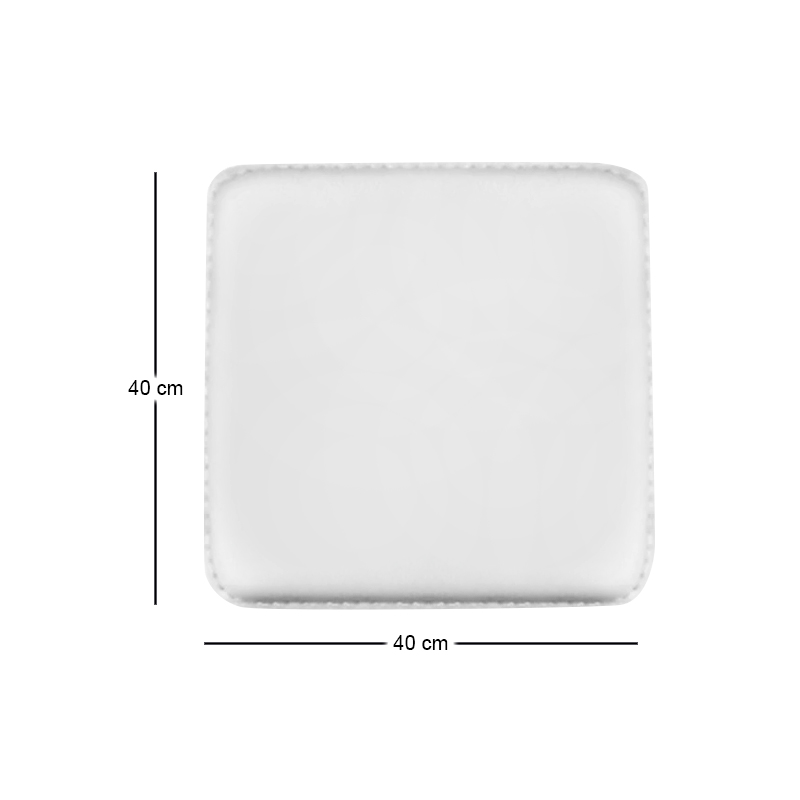 RELIX Magnetic Stool Seat, Pvc White