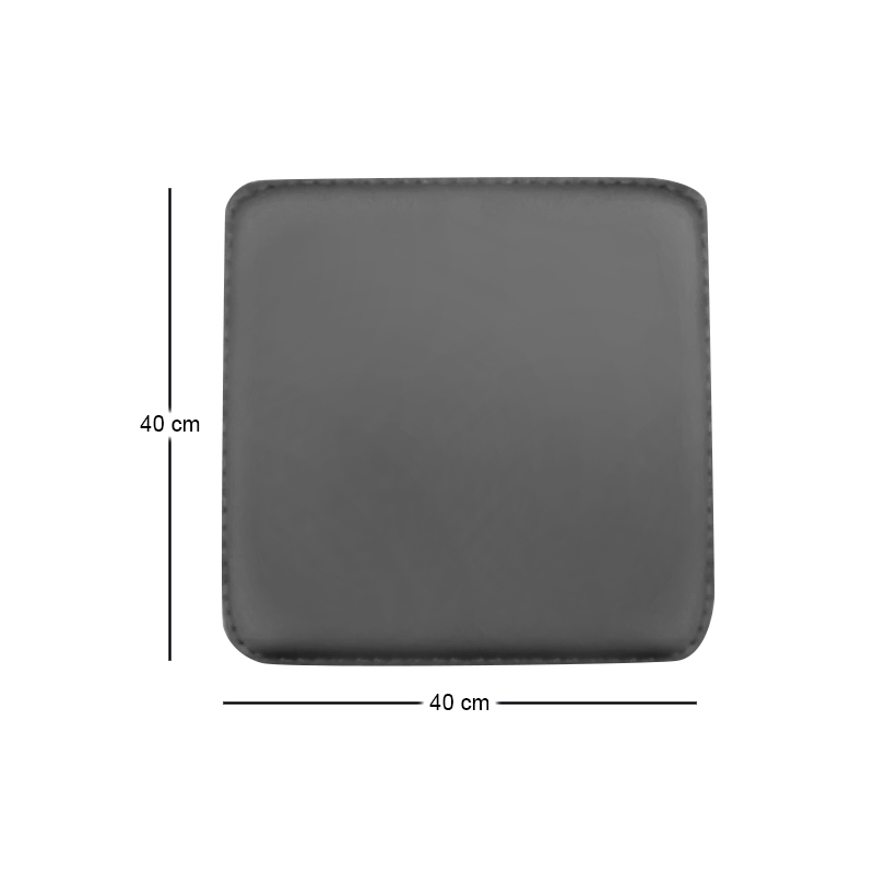 RELIX Magnetic Stool Seat, Pvc Black