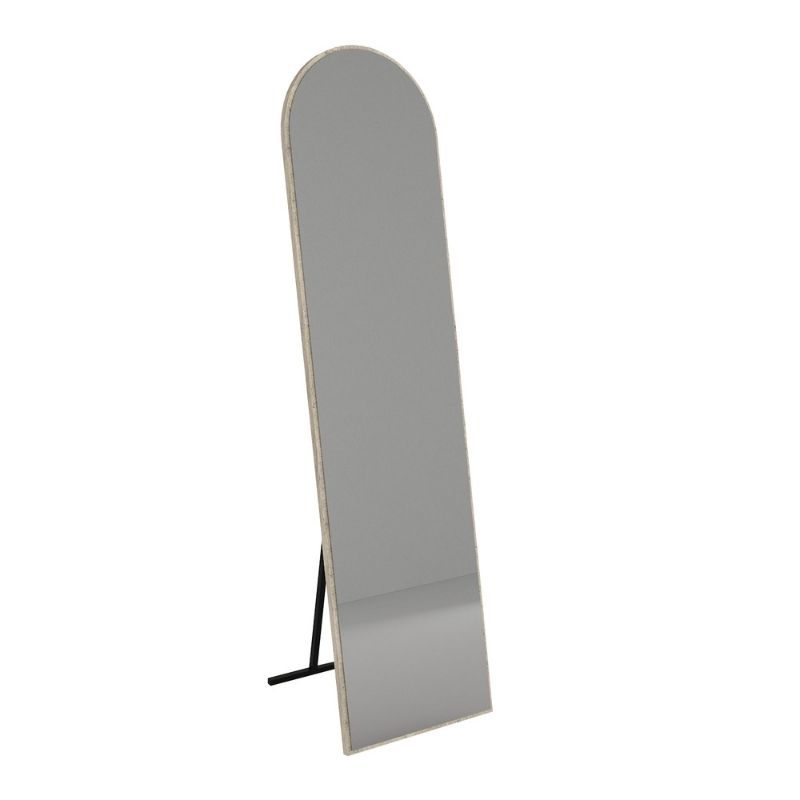 Agalu Megapap melamine floor and wall mirror in travertine color 40x150cm.