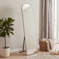 Agalu Megapap melamine floor and wall mirror in travertine color 40x150cm.