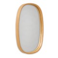 Cloudy Megapap wooden mirror in oak color 38x4x55cm.