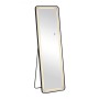 LED-7 Floor-Wall Mirror 50x160cm, Aluminum Black, Illuminated