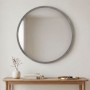 Glob Μegapap melamine mirror in concrete grey color 59x2x59cm.
