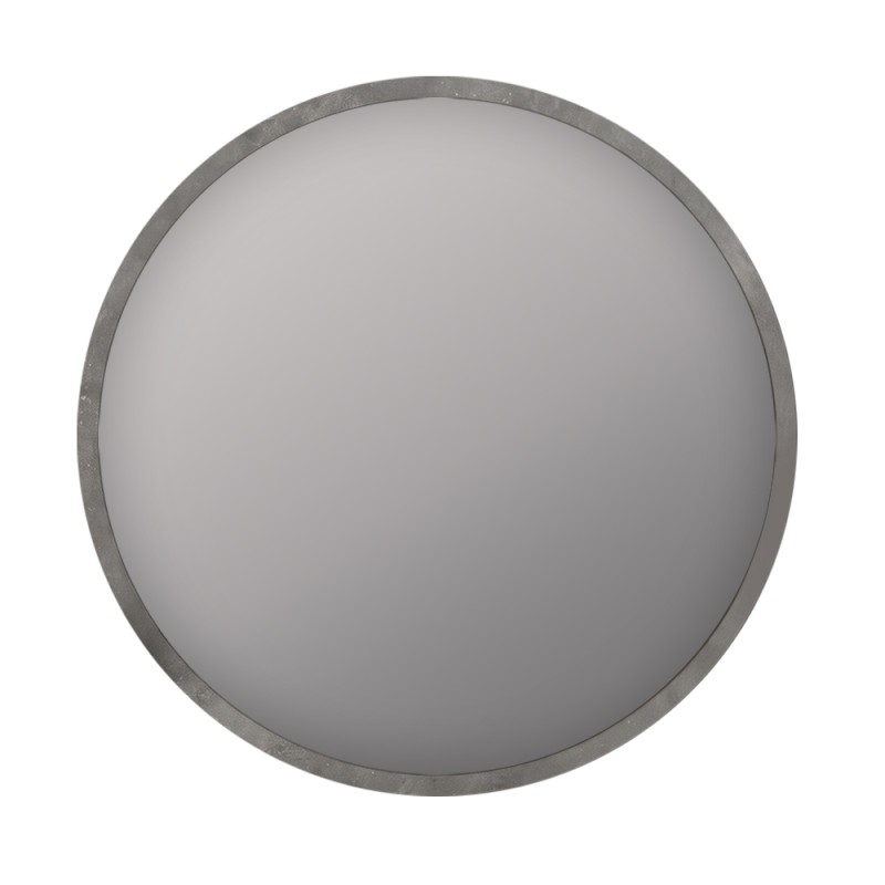 Glob Μegapap melamine mirror in concrete grey color 59x2x59cm.