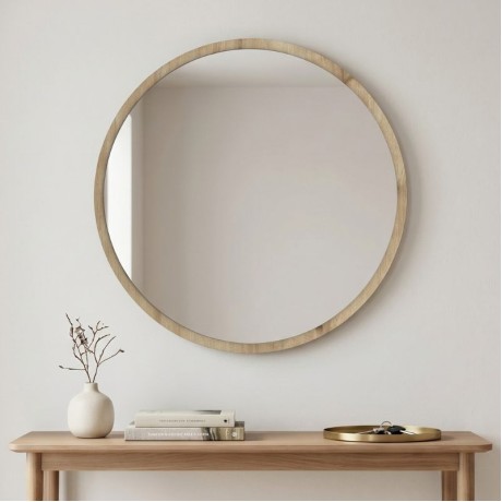 Καθρέπτης τοίχου Glob Μegapap χρώμα sapphire oak 59x2x59εκ.