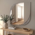 Lava Megapap melamine mirror in concrete grey color 70x2.2x70cm.