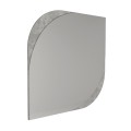 Lava Megapap melamine mirror in concrete grey color 70x2.2x70cm.