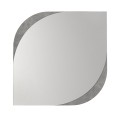 Lava Megapap melamine mirror in concrete grey color 70x2.2x70cm.