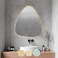 LED-4 Wall Mirror 60x70cm, Illuminated