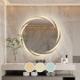 LED-1 Wall Mirror D60cm, Illuminated