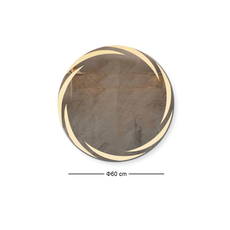 LED-1 Wall Mirror D60cm, Illuminated