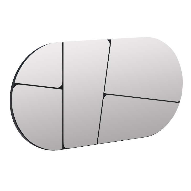 Otis Megapap wall mirror in black color 80x2.2x40cm.