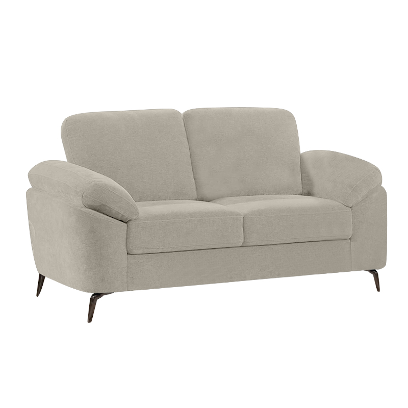 KATRINA 2-Seater K/D Sofa Beige Fabric